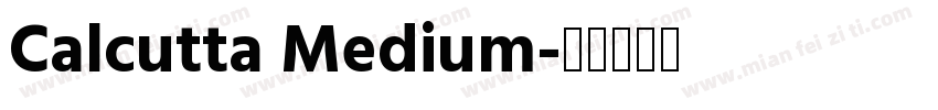 Calcutta Medium字体转换